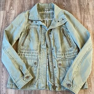Green Jean Jacket